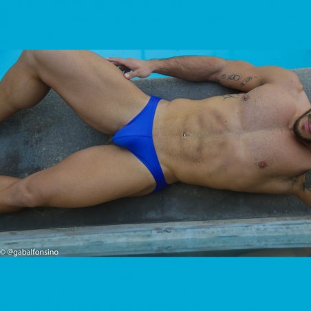 sunga de baño para hombre color azulino,