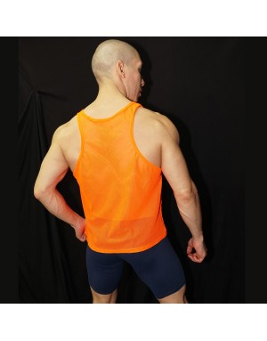 Crop Top Orange Fluor ( long )