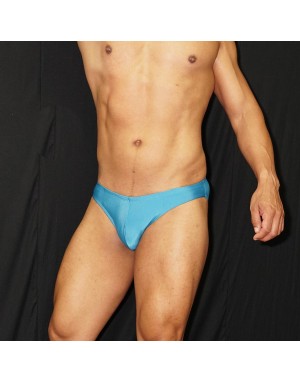 Traje de baño hombre tipo sunga color calipso,