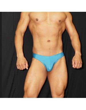Traje de baño hombre tipo sunga color calipso,
