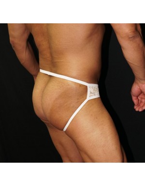 Half Bikini Encaje Beige