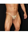 Tanga Hombre sin Costuras Encaje Nude