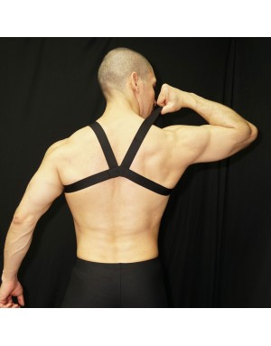 Body Chest Harness Black color