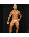 Selling online of stripe Orange bikini Rib White
