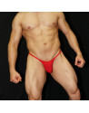Venta online de Tanga G-String Elasticos Finos Malla gris. Vista de frente