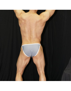 Venta online de Bikini Hombre estampado finos cuadritos
