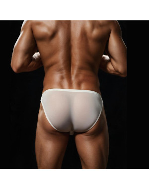 Venta en linea a precios seductores de Bikinis para Hombre textura sedosa color Crema