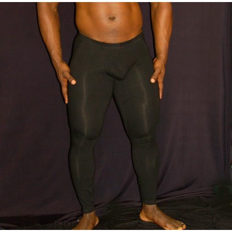 men Underworks Cotton Spandex  Compression pants, front view