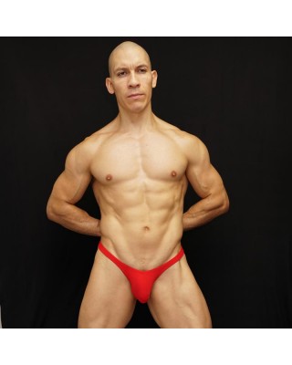 bikini de trasero minimo color rojo